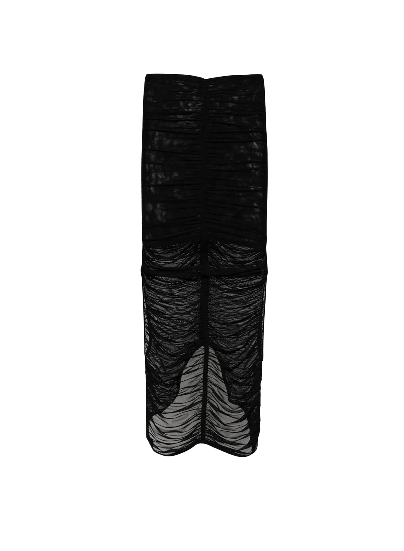CUT-OUT MESH SKIRT