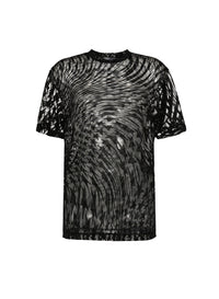 FLOCKED STAR T-SHIRT