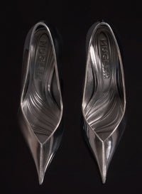 GUNMETAL CLASSIC FANG 95 PUMP