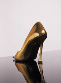 GUNMETAL CLASSIC FANG 95 PUMP