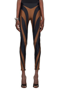 BLACK SPIRAL LEGGINGS