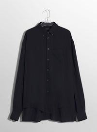 BLACK FLUID PIERCING SHIRT