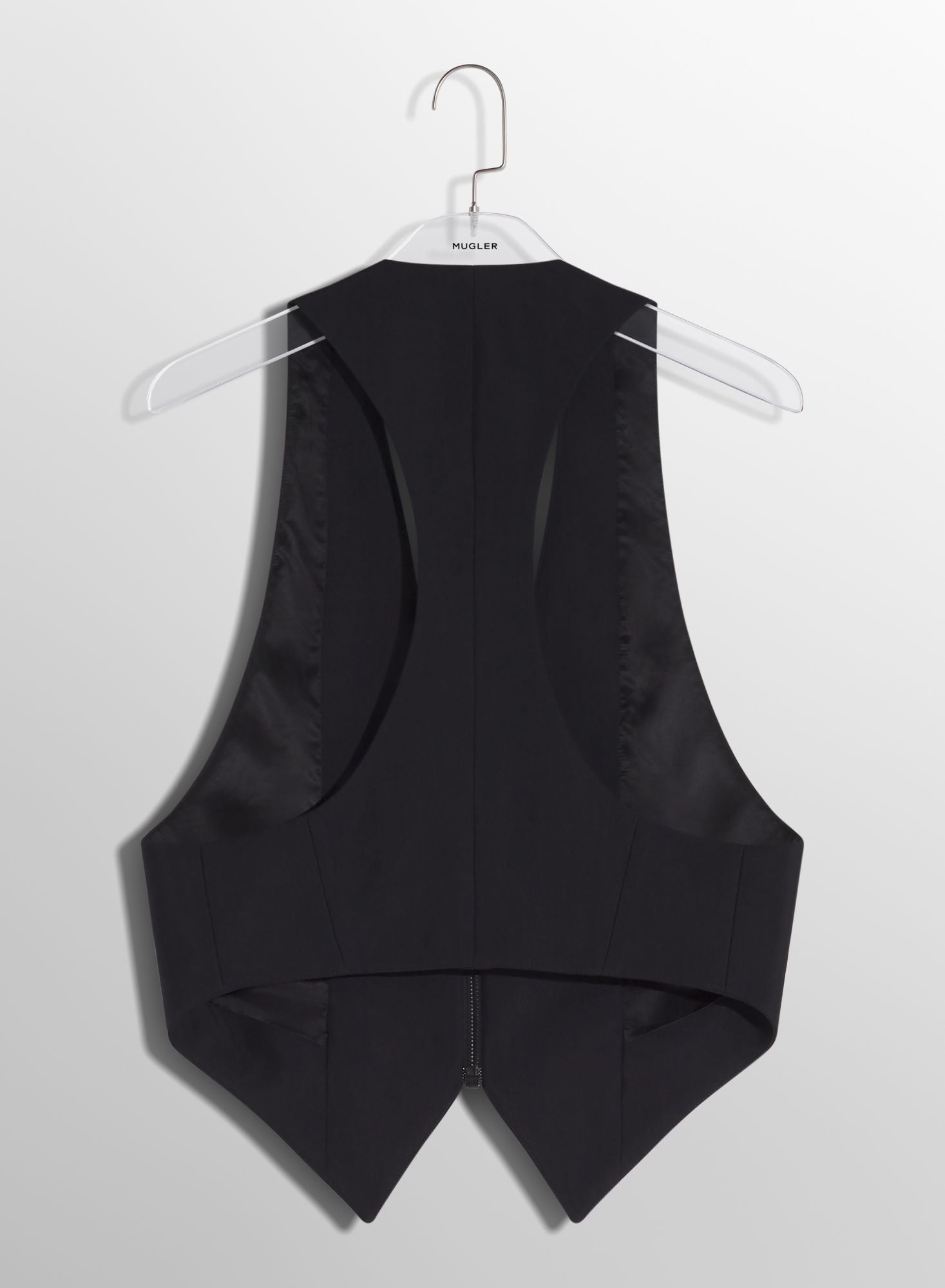 BLACK TAILORED VEST