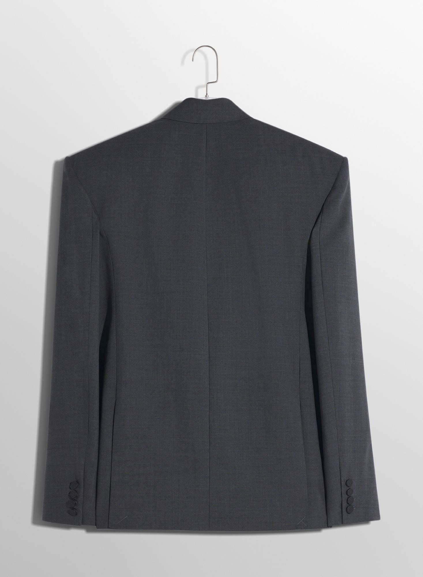GREY OVERSIZED TAILORED JACKET