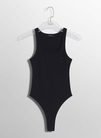 WHITE MUGLER STAR BODYSUIT