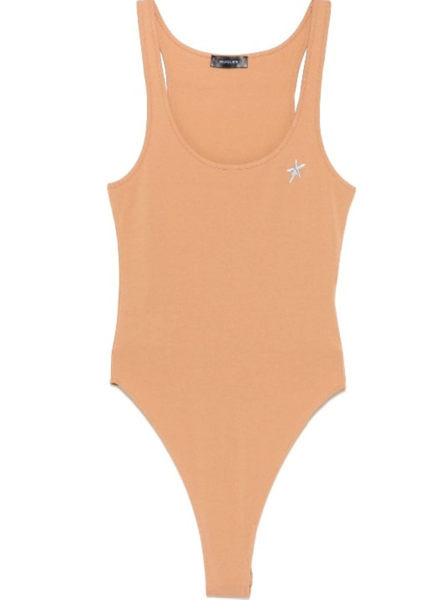 WHITE MUGLER STAR BODYSUIT