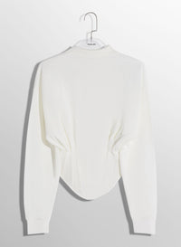 OFF-WHITE CORSETED POLO