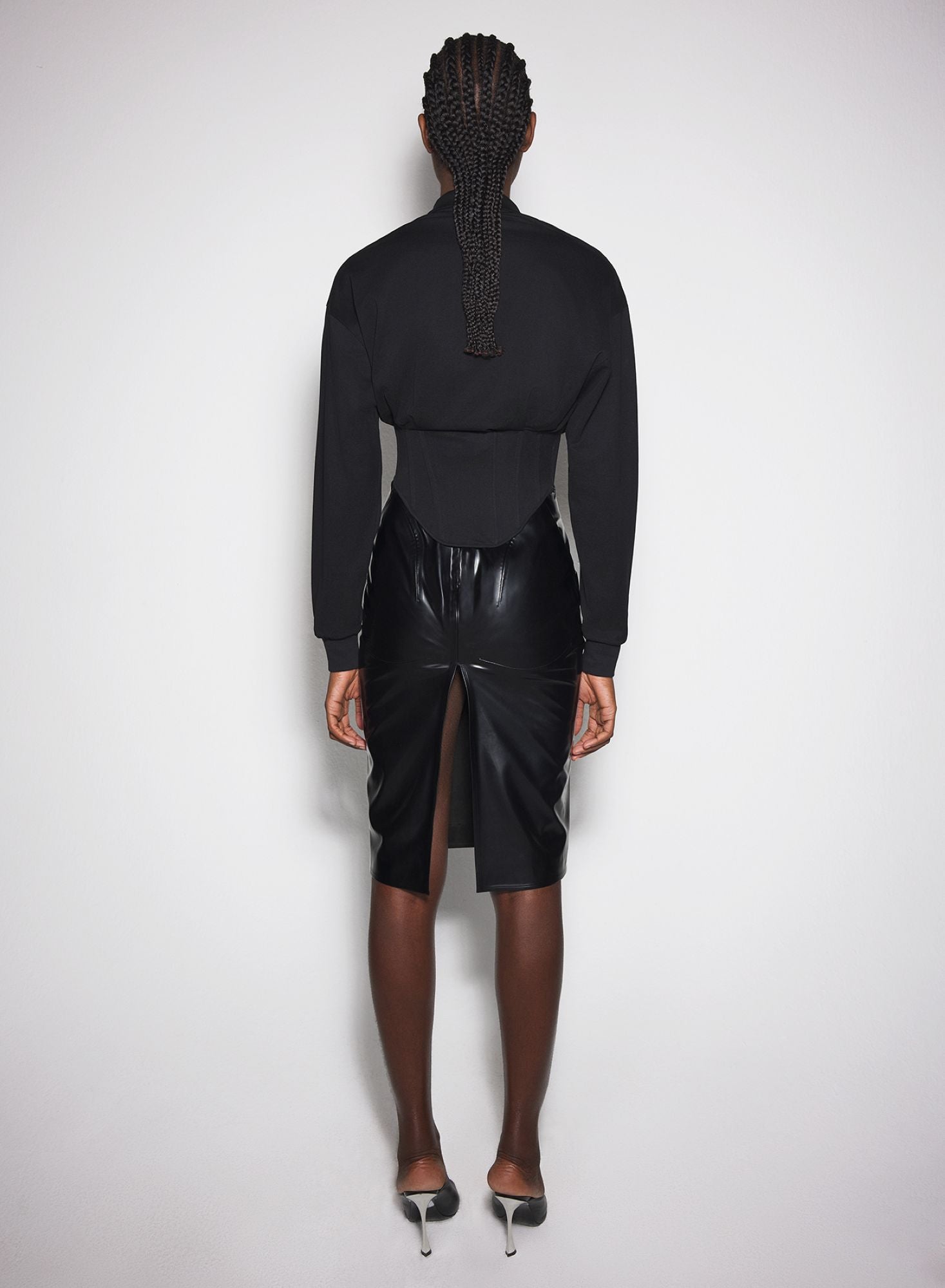 OFF-WHITE CORSETED POLO
