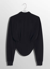 OFF-WHITE CORSETED POLO