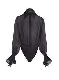 ORGANZA SHIRT BODYSUIT