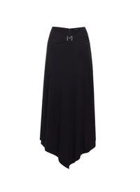 BLACK M CUT OUT SKIRT