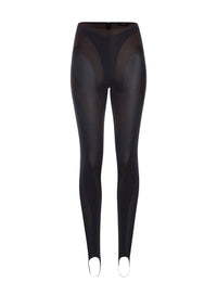 MULTI LAYERED BLACK LEGGINGS