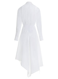 WHITE POPLIN DRESS