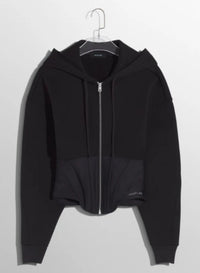 CORSETED HOODIE