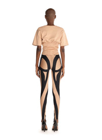 CORSETED T-SHIRT