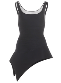 BLACK DOUBLE STRAP DRESS