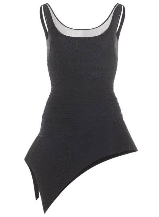 BLACK DOUBLE STRAP DRESS