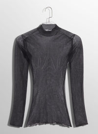 WHITE SCULPTING SHER KNIT TOP
