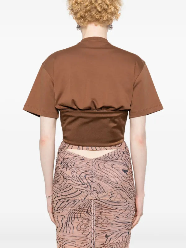 CORSETED T-SHIRT
