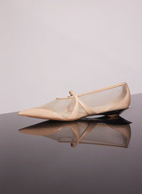 BLACK MESH FANG BALLERINA