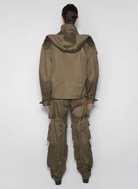 BLACK CARGO JACKET