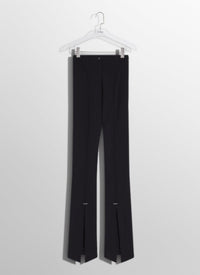 WHITE PIERCED PANTS
