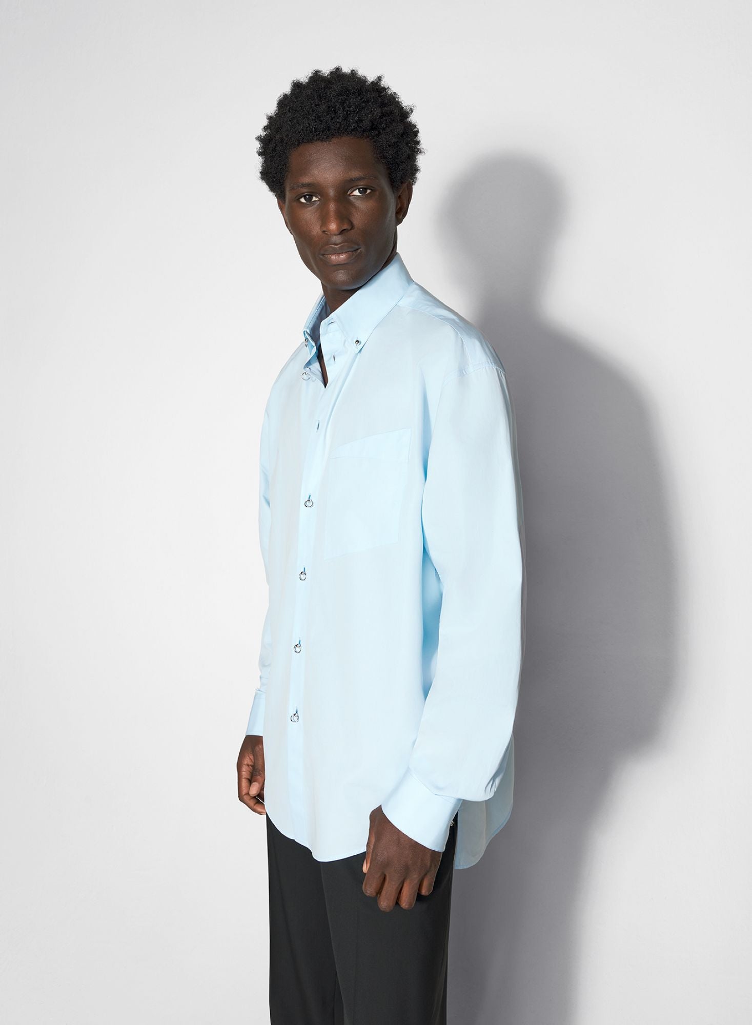 OXFORD BLUE POPLIN SHIRT