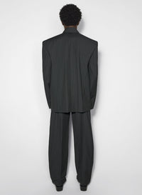 PINSTRIPE OVERSIZED TAILORING JACKET