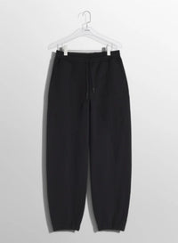 BLACK LIGHT FLEECE TRACK PANTS