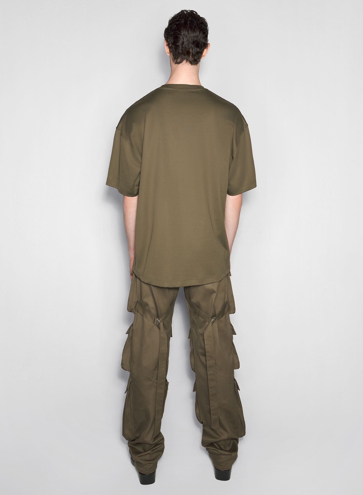 KAKI MUGLER LOGO T-SHIRT