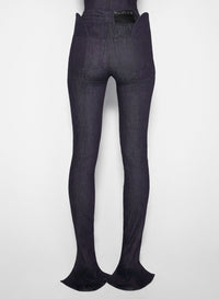 RAW DENIM SKINNY JEANS