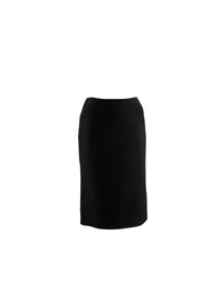 Honeycomb pencil skirt with seam detail - Intense Black