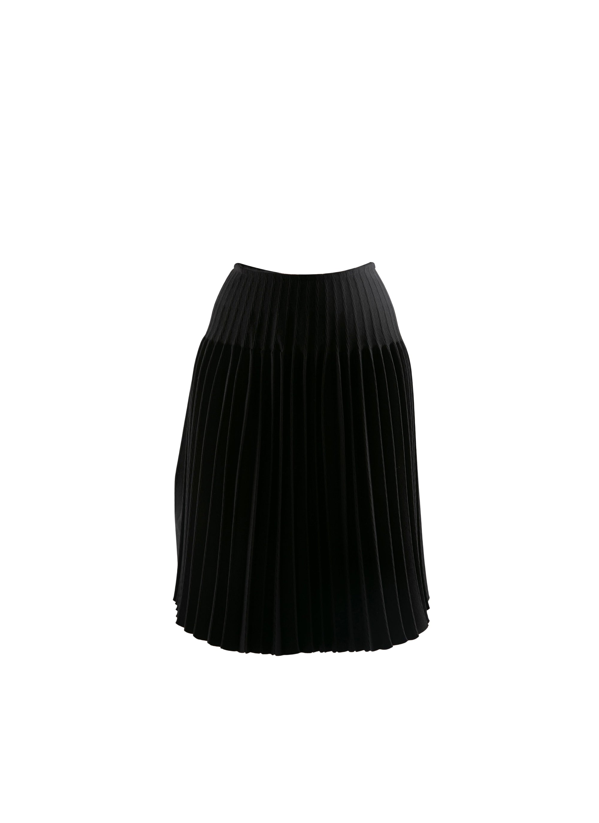 Jupe en laine - Noir