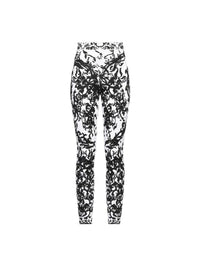 Legging Calli à motif baroque - Blanc & Noir