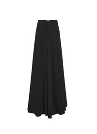 Jupe-culotte en laine - Noir