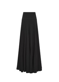 Jupe-culotte en laine - Noir