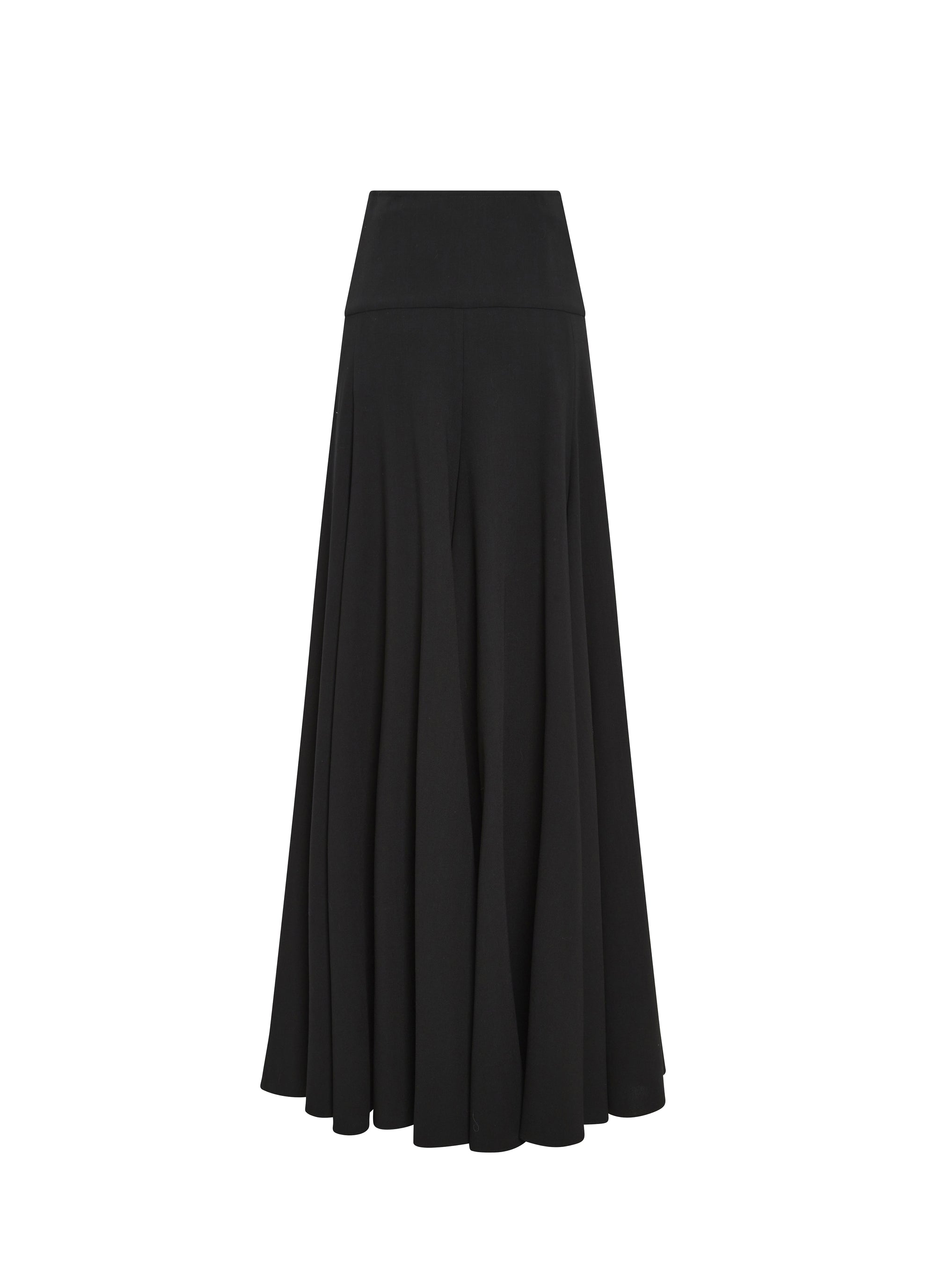 Jupe-culotte en laine - Noir