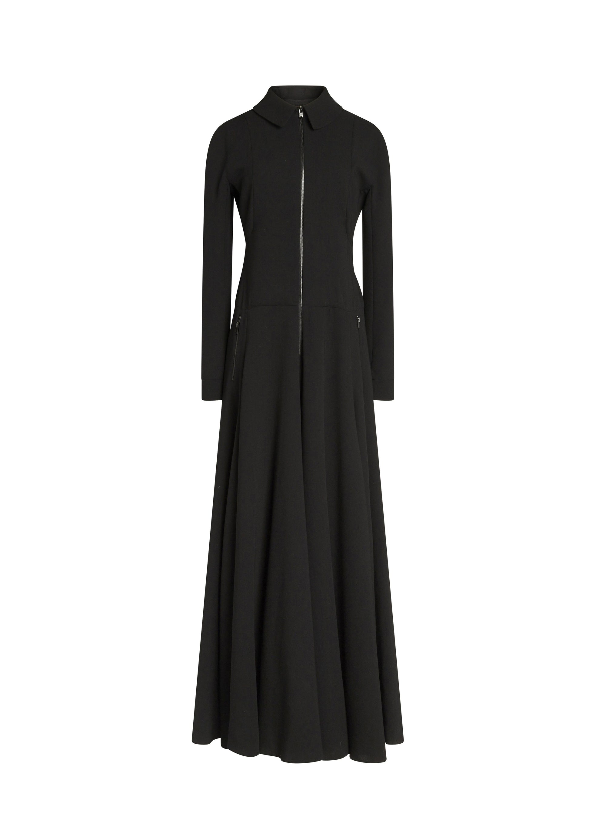 Wool jumpsuit - Black