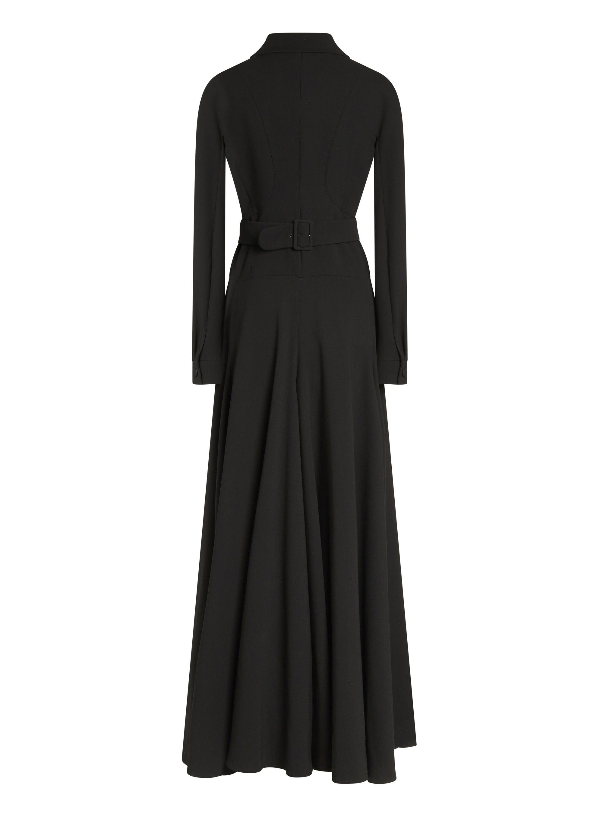 Wool jumpsuit - Black