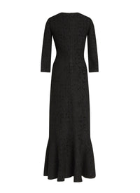 Robe longue Granada - Noir