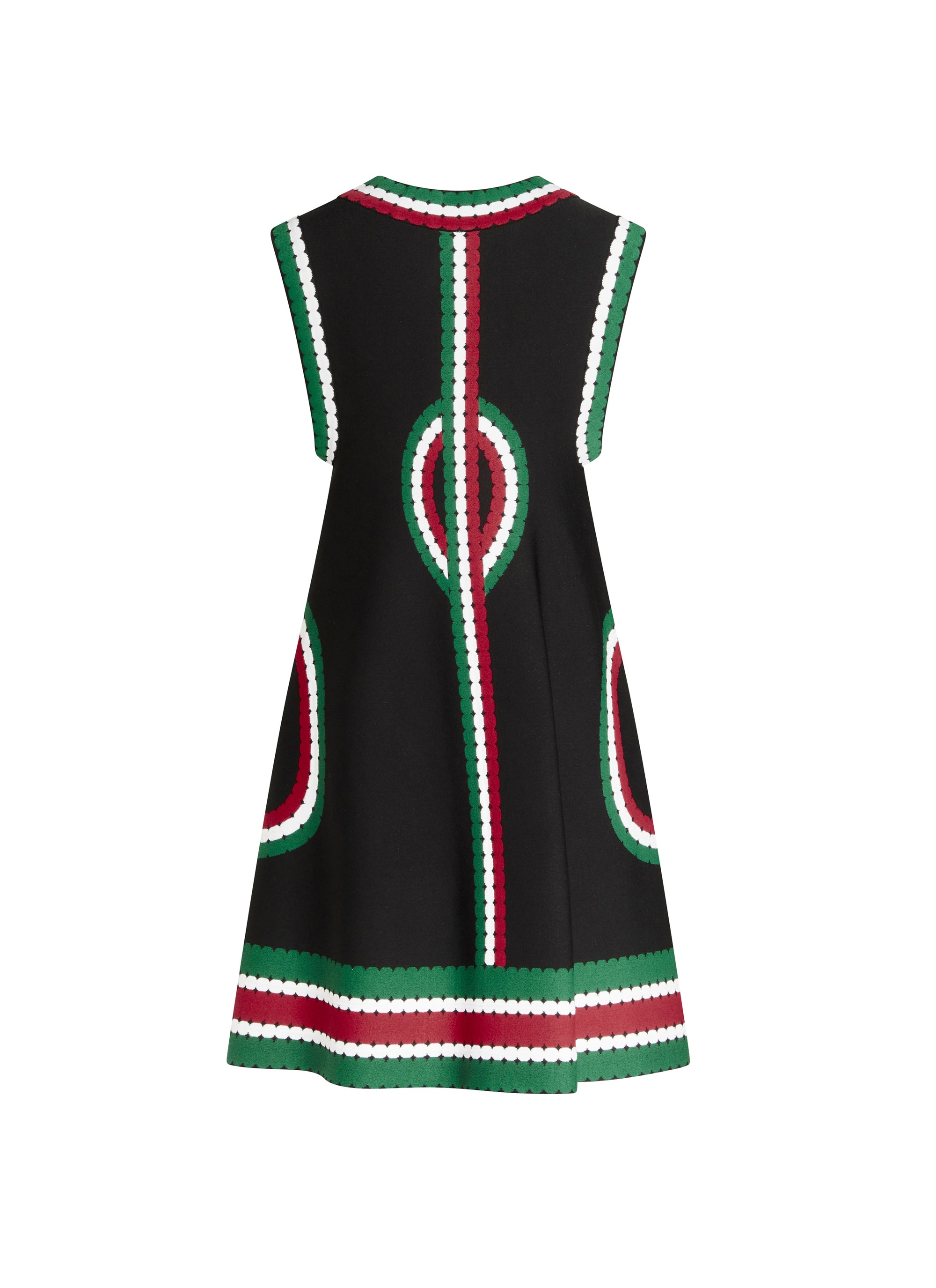 Masai V-neck flared dress - Multicolor