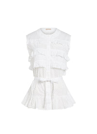 Chemise sans manches - Blanc Optique