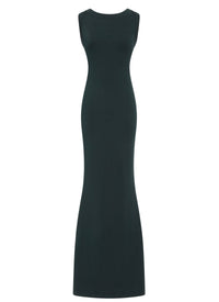 Diva sleeveless knitted dress - Imperial Green