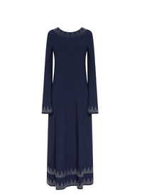 Robe à manches longues - Cobalt