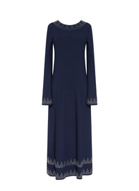 Long sleeve dress - Cobalt