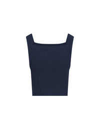 Top à col carré - Cobalt