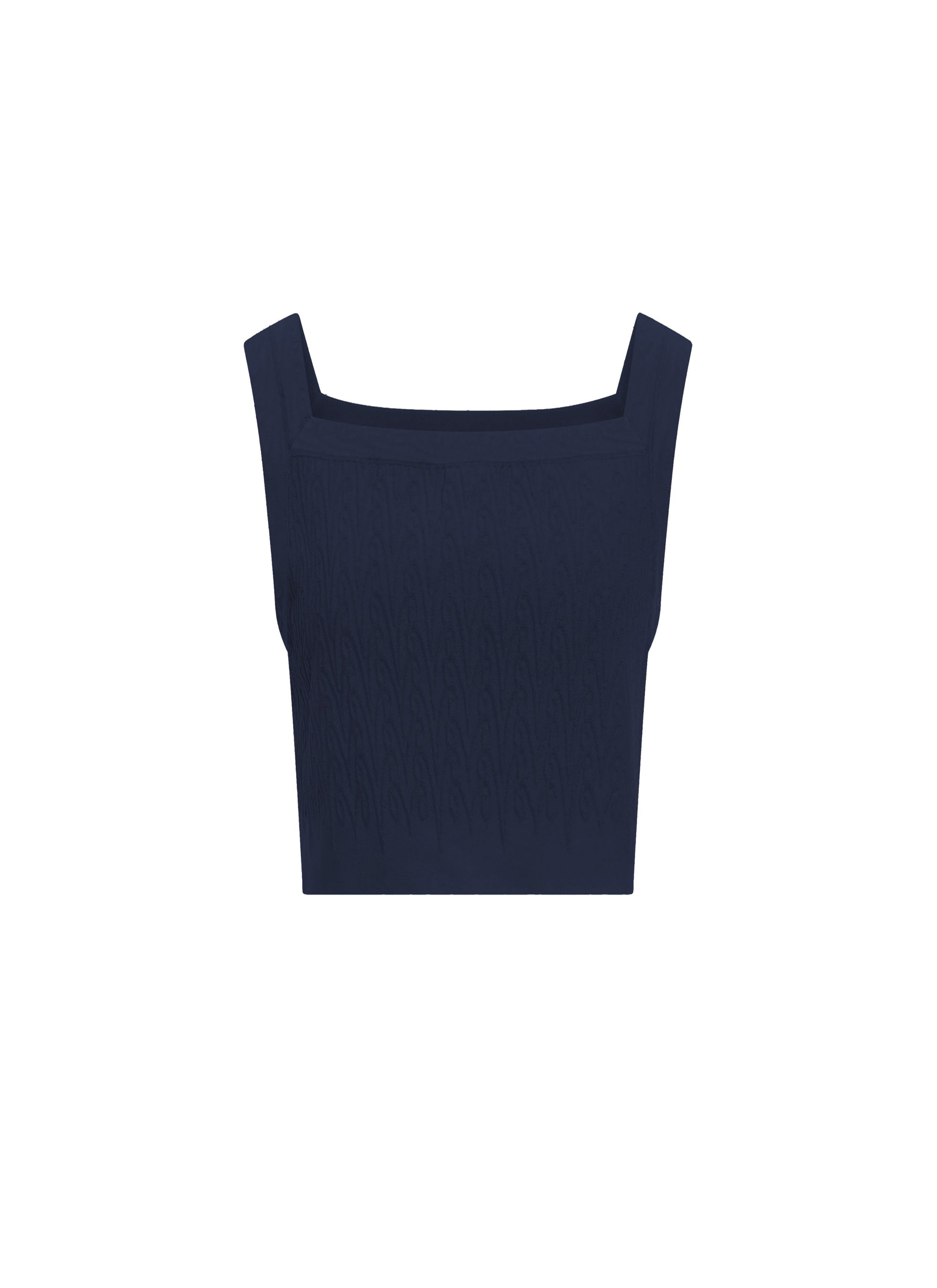 Top à col carré - Cobalt