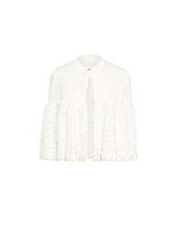 Dragonfly knitted cardigan - White