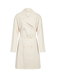 Trench-coat classique mi-long - Blanc Cassé