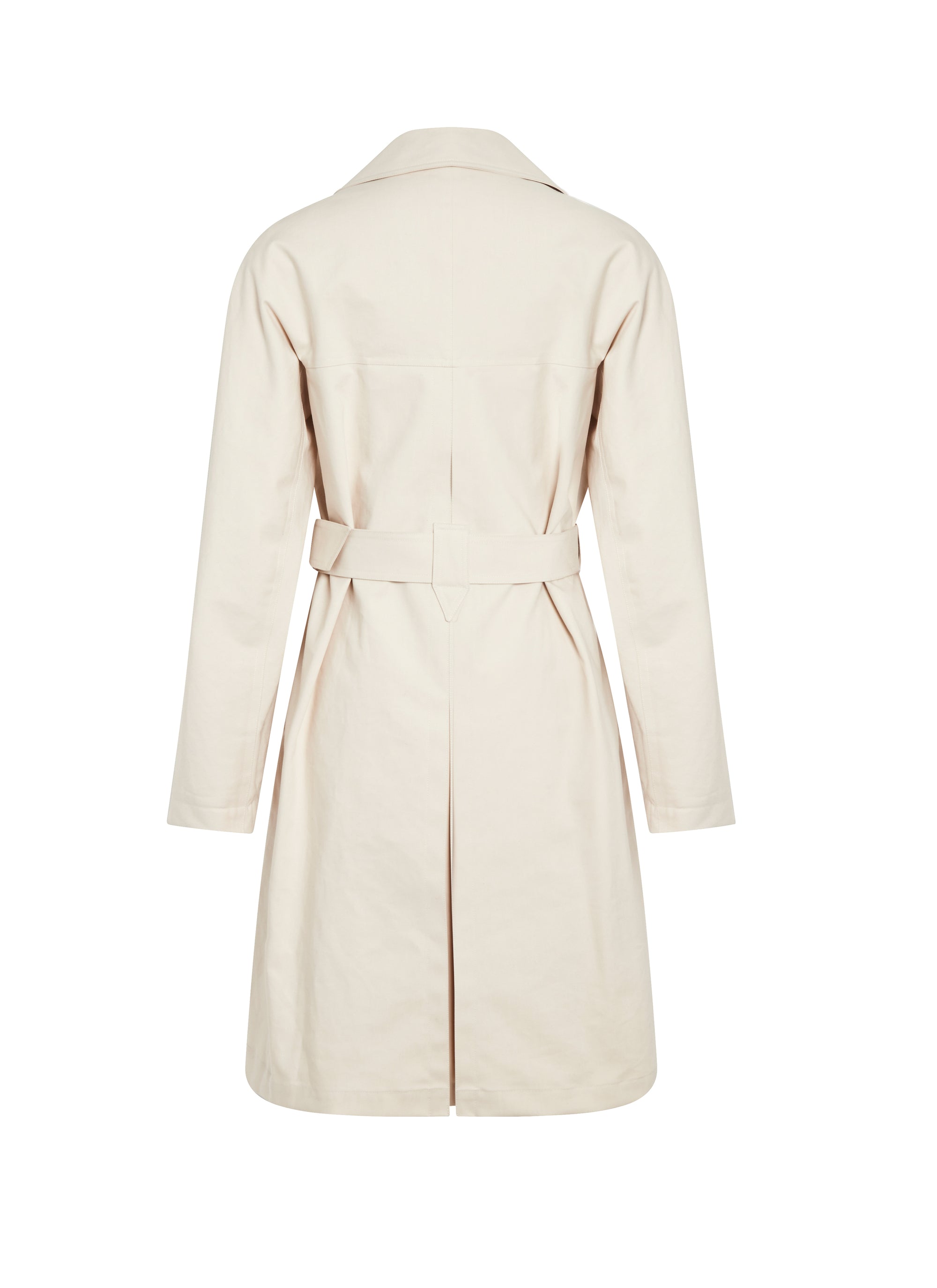 Trench-coat classique mi-long - Blanc Cassé